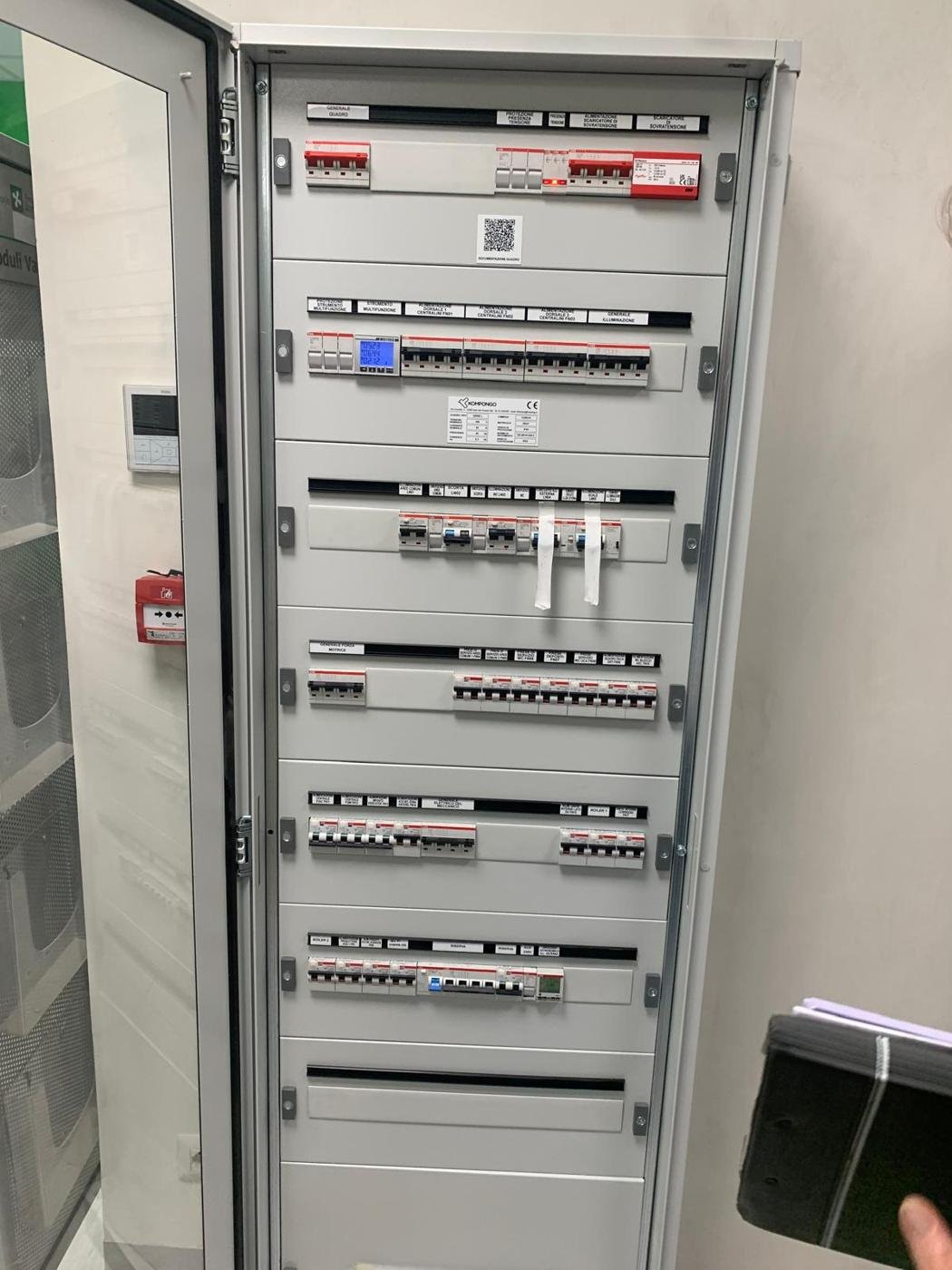 Quadro elettrico di distribuzione